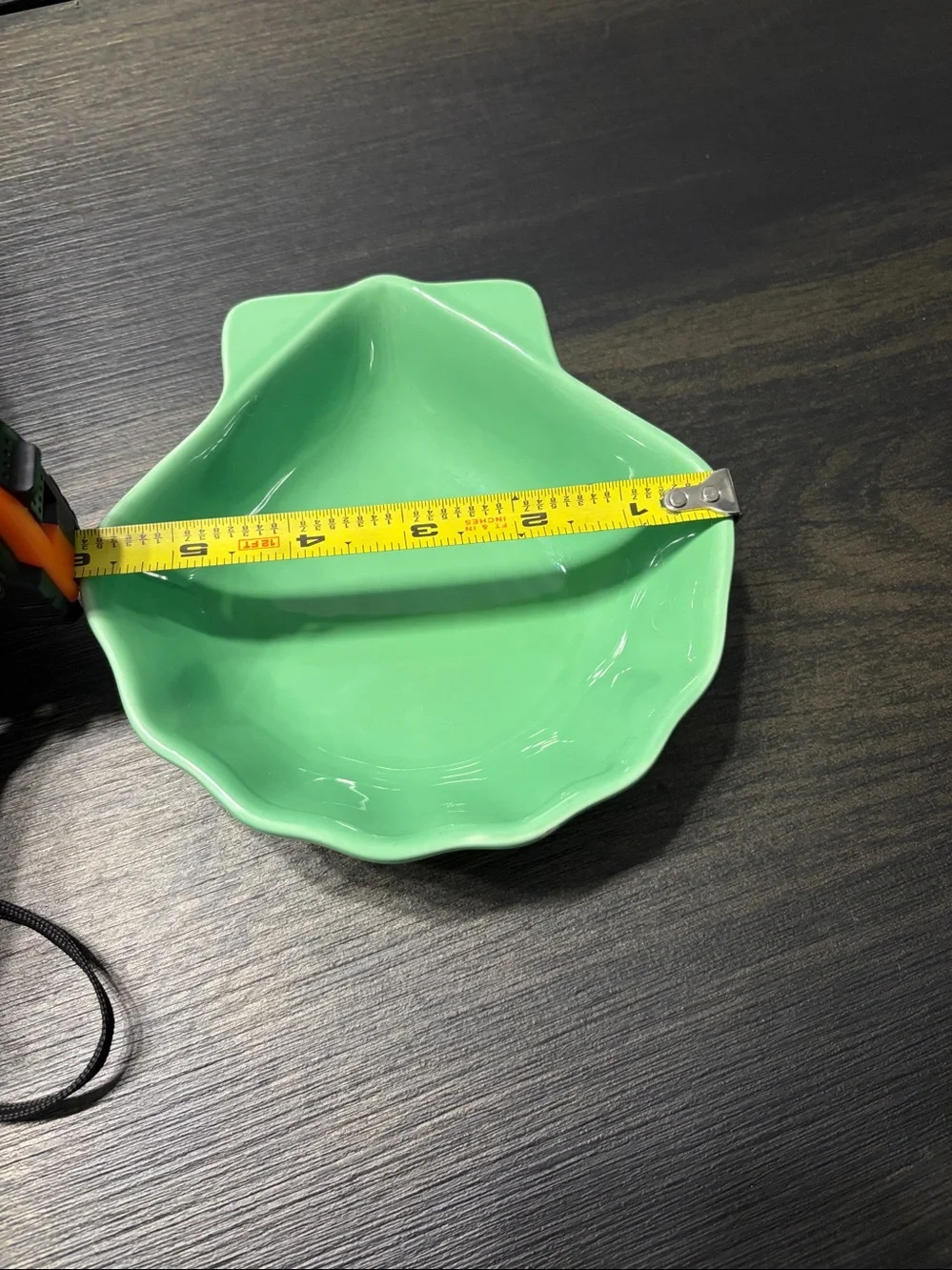 Cottage Core meets Nautical with this Vintage Pfaltzgraff Cool Green Shell Chip